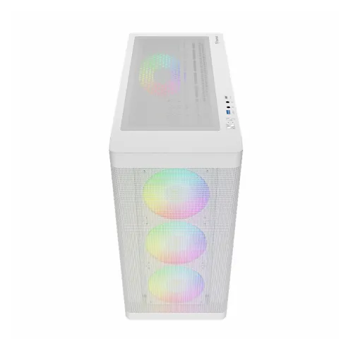 CASE GAMDIAS ATHENA M3 WHITE ARGB – MID TOWER | 4 FAN ARGB PWM | HỖ TRỢ E-ATX